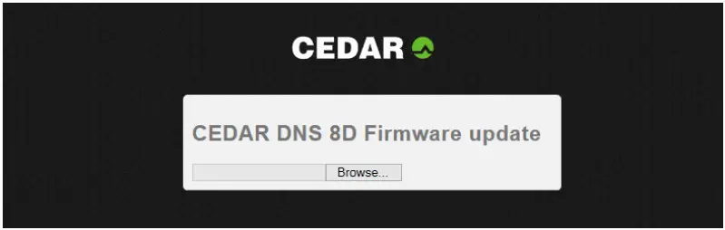 CEDAR DNS 8D Dialogue Noise Suppressor - FIRMWARE UPDATES