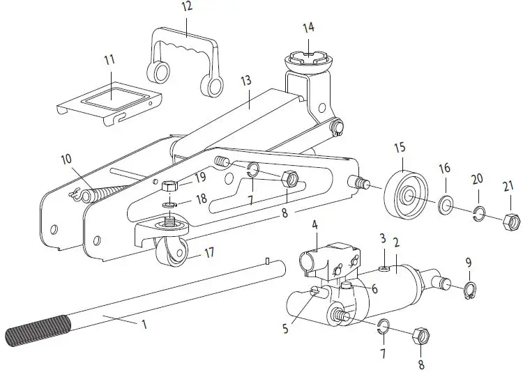 KINCROME-K12060-Hydraulic-Trolley-Jack-5