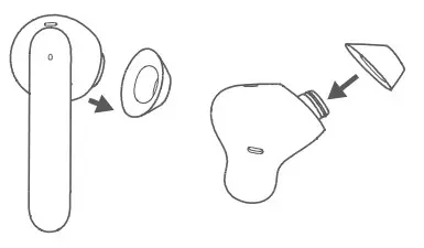 OPPO Enco Free True Wireless Headset - EAR TIPS