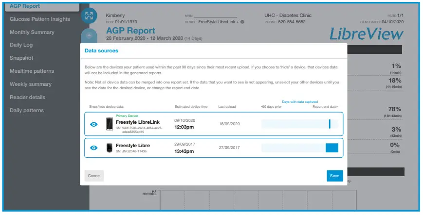 Abbott FreeStyle LibreLink App with Libre 2 Reader - Save