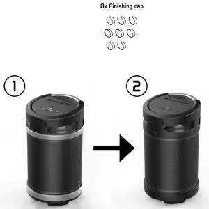 FIG 4 FINISHING CAPS