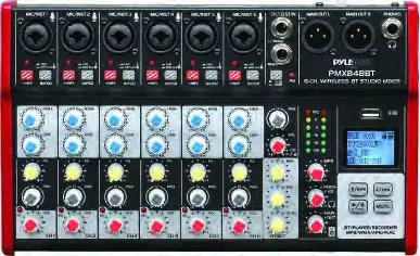PYLE PMXU68BT Wireless BT Studio Mixer - Wireless BT Studio Mixer