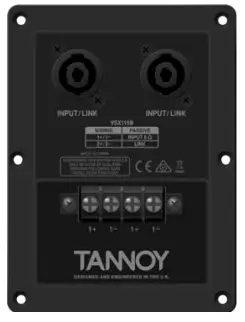 TANNOY VSX218B Direct Radiating Passive Subwoofer - Back Panel