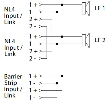 TANNOY VSX218B Direct Radiating Passive Subwoofer - Schematic