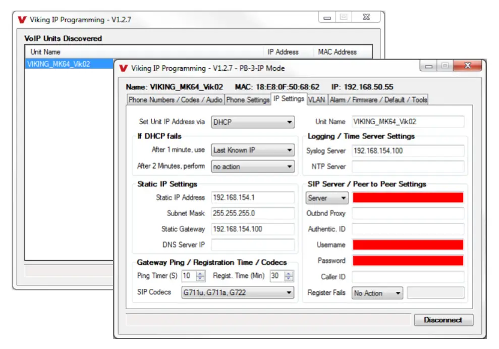 VIKING VoIP Panic Button PB-3-IP-Connect