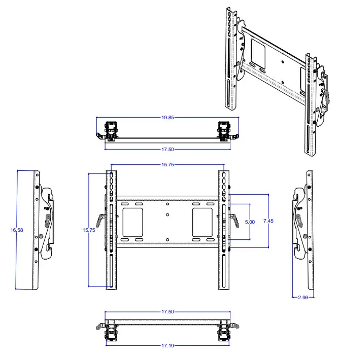 NEC MultiSync P Series Large Format LCD Display - 6598