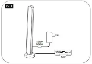 hama 121652 DAB-DAB+ Radio Indoor Antenna1