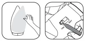 Rowenta DA1510 First Ckass Iron Steam Instructions - Adjust the iron to correct voltage for your location, using a sharp object