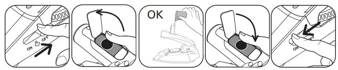Rowenta DA1510 First Ckass Iron Steam Instructions - Filling the water tank