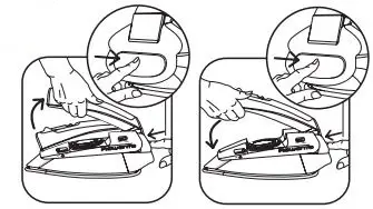 Rowenta DA1510 First Ckass Iron Steam Instructions - Put the handle into the ironing position
