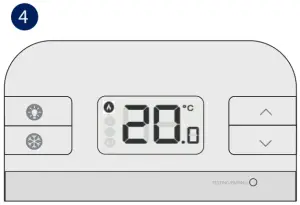 SALUS RT310SPE Radio Room Thermostat-- Actual room