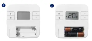 SALUS RT310SPE Radio Room Thermostat-- Begin pairing proceshs