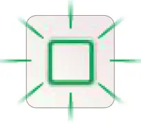 SALUS RT310SPE Radio Room Thermostat-- Flashing Green