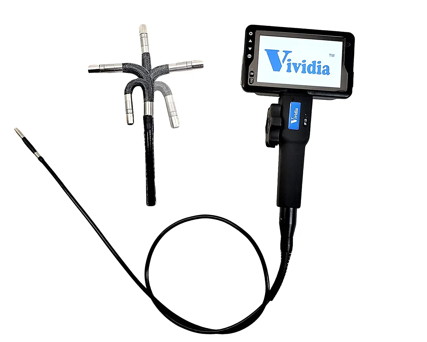 Vividia VA-450 Two-Way Articulating Borescope Videoscope Inspection Camera featured