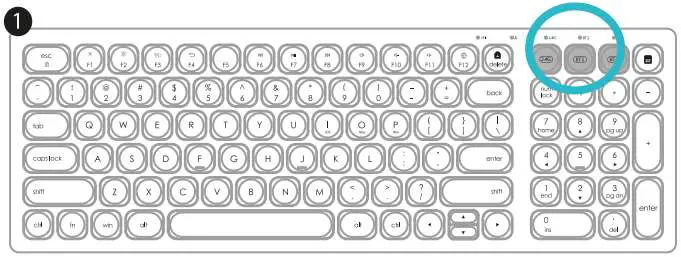 kogan KABLTKBDGRA Bluetooth and 2.4G Dual Mode- Android