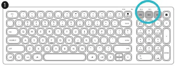 kogan KABLTKBDGRA Bluetooth and 2.4G Dual Mode- Windows