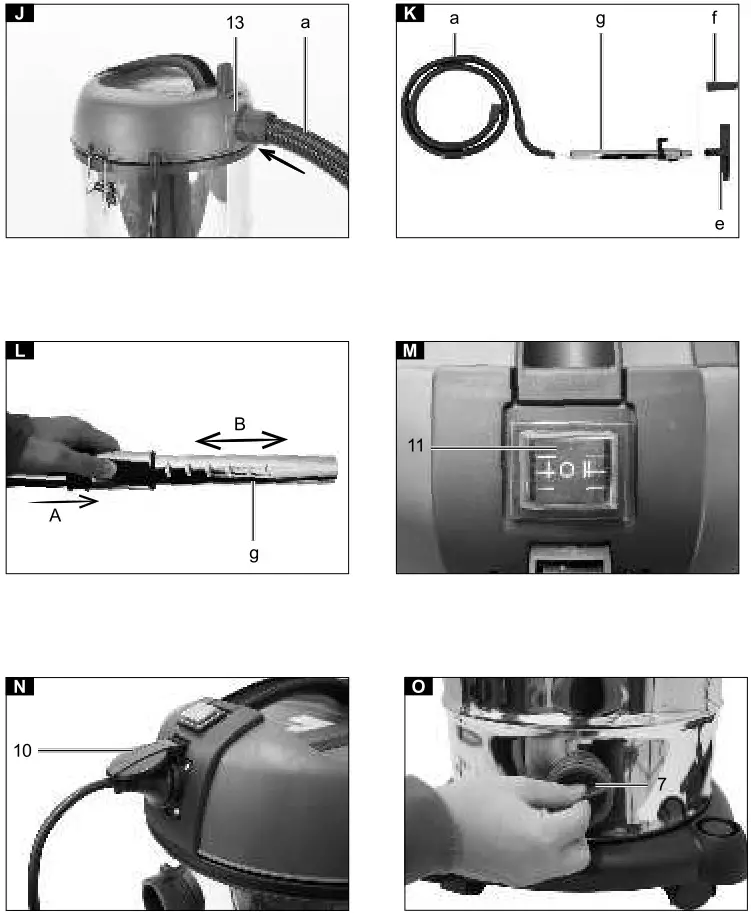 Scheppach Wet and Dry Vacuum Cleaner - Overview 3