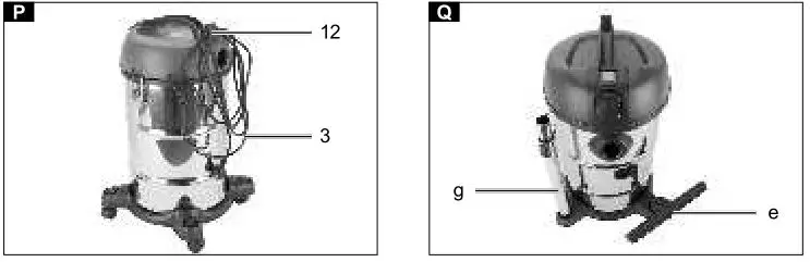 Scheppach Wet and Dry Vacuum Cleaner - Overview 4