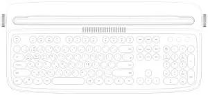 actto KBD-KR Retro Classic Standard keyboard - KR