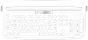 actto KBD-KR Retro Classic Standard keyboard - US