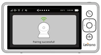 Levana Mila Video Baby Monitor - Pairing Additional Cameras6