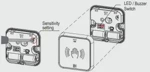 Rits N WPS100 Wireless Touchless Switch - distance