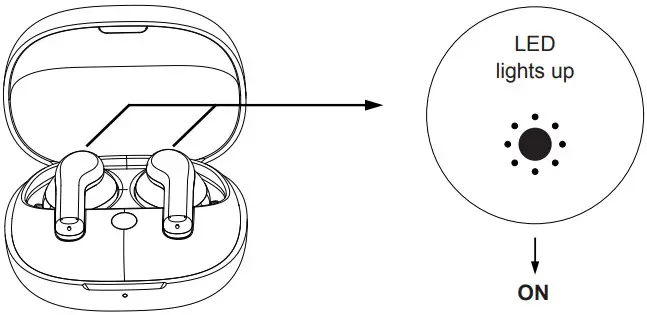 atune analog RT33 Bluetooth Headset - Mode 1