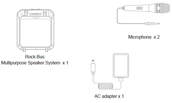 DONNER DKM-100 Rock-Bus Multipurpose Speaker System fig 1