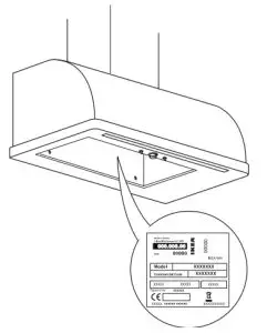 IKEA FULLSTANDIG Wall Mounted Extractor Hood - 1
