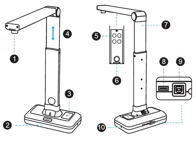 VIISAN S21 Document Camera FIG 3