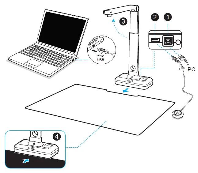VIISAN S21 Document Camera FIG 4