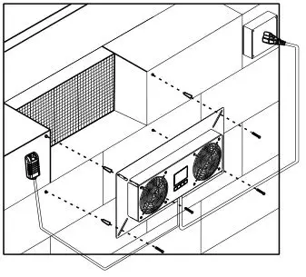 Alorair VentirPro-S2 Crawl Space Fan - If installed on a base block or brick