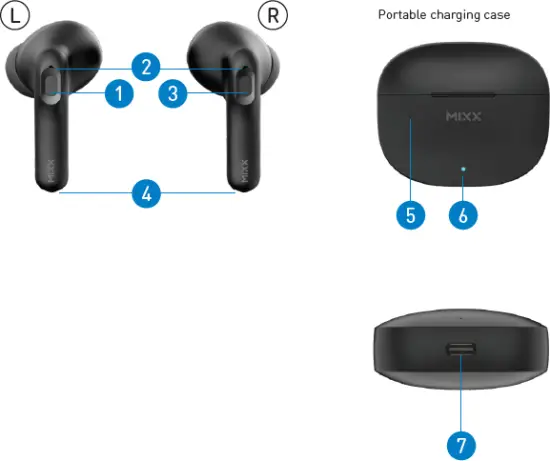 portable charging case