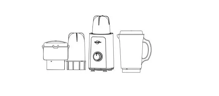 Sangcon B08hmndndq 5 In 1 Countertop Blenders For Kitchen With Strainer Instruction Manual