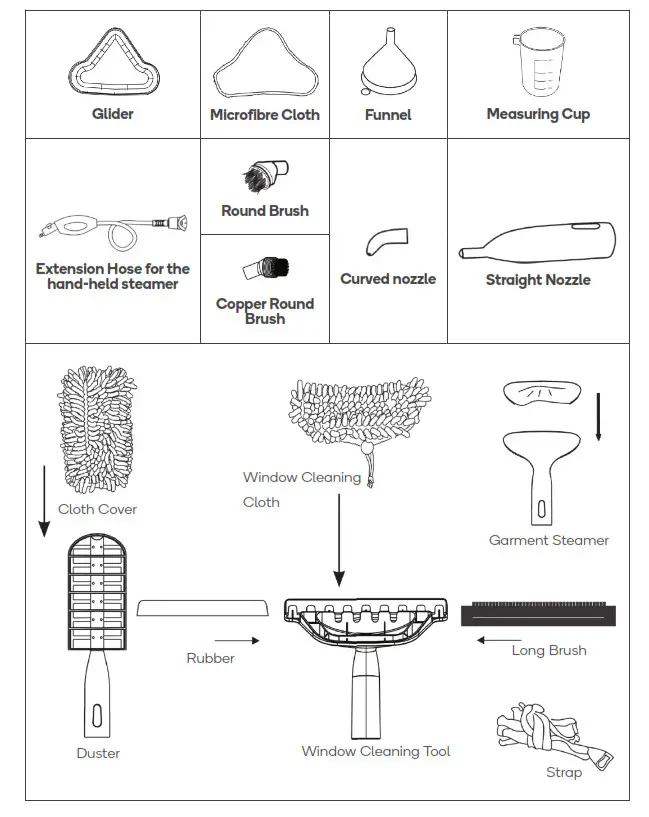 kogan 12-IN-1 STEAM MOP - IN THE BOX