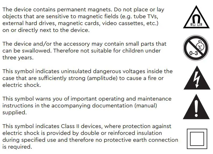CANTON Smart Sound 100 Instruction Manual - Symbol