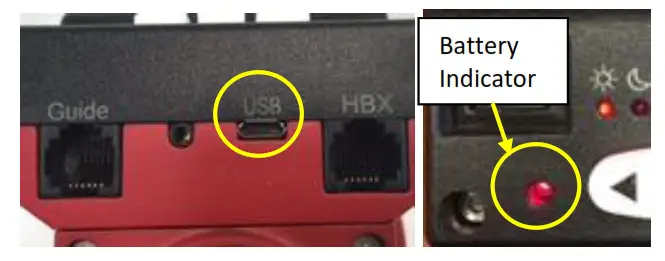 iOptron Camera Mount - Charge the battery