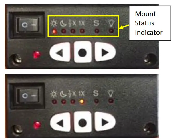 iOptron Camera Mount - Mount Status Indicator