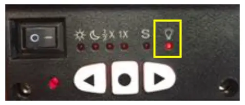 polar scope illumination intensity