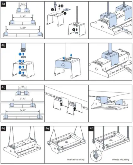 GE Lighting ABV3 Series Albeo LED Luminaire Modular High and Low Bay Lighting - figure 3