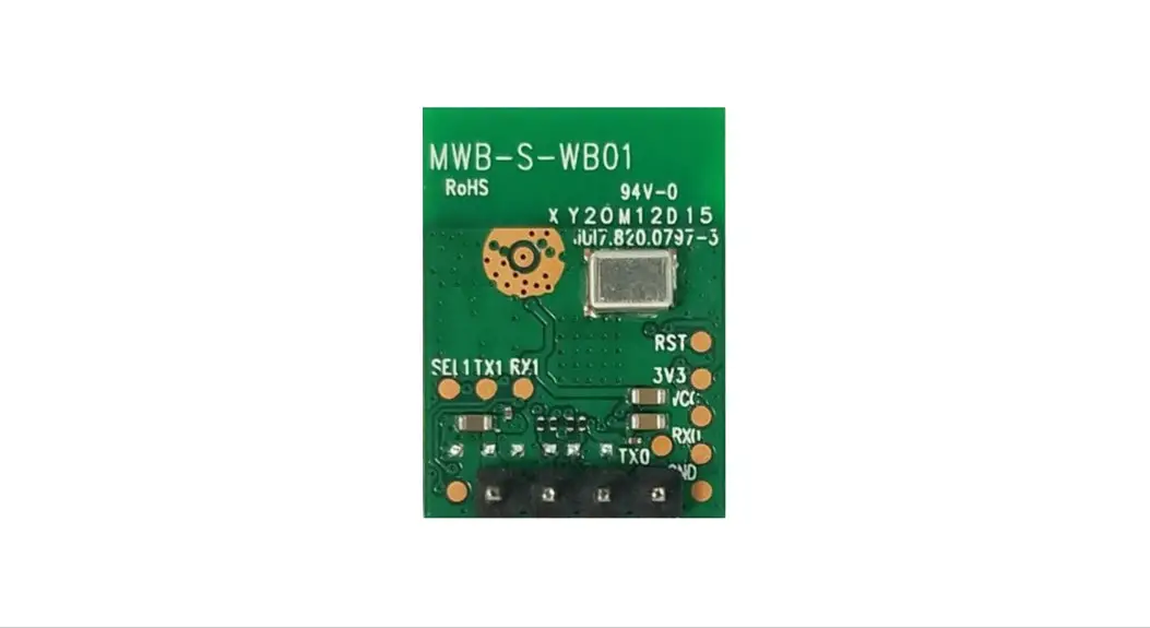 Midea Mwb-s-wb01 Bluetooth And 2.4ghz Wi-fi Dual Band Communication Module User Manual Midea Mwb-s-wb01 Bluetooth And 2.4ghz Wi-fi Dual Band Communication Module User Manual