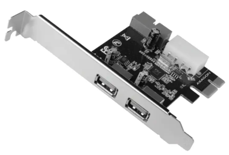 AXAGON PCEU 232VL Superspeed USB 2 2 Port PCI Express Card-