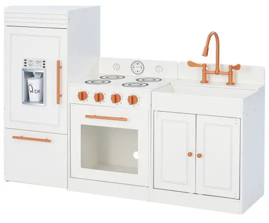 teamson kids TD-12863R Paris Modern Play Kitchen