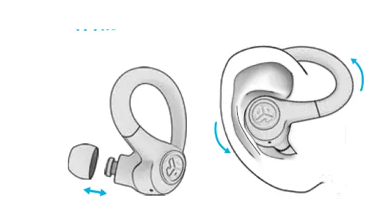 JLAB EBJBUDSAIRSPRTRBLK82 Go Air Sport True Wireless Earbuds 10