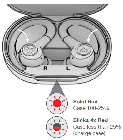 JLAB EBJBUDSAIRSPRTRBLK82 Go Air Sport True Wireless Earbuds 7