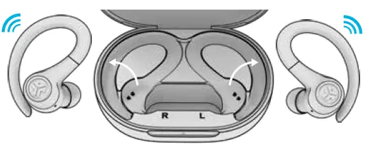 JLAB EBJBUDSAIRSPRTRBLK82 Go Air Sport True Wireless Earbuds 8