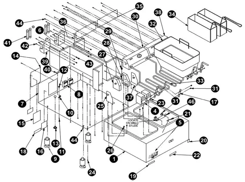 APW wyott EF-15iN Electric Fryers fig 9