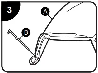 AIRBLOWN INFLATABLE B089YV1FNT Mixed Media Snow Couple Giant - Assembly Instructions 3