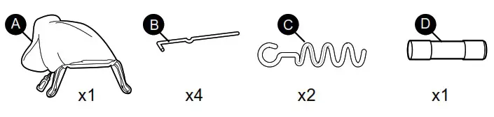 AIRBLOWN INFLATABLE B089YV1FNT Mixed Media Snow Couple Giant - Package Contentst