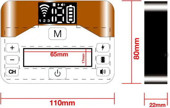 Invifence DM-910 2-in-1 2nd Gen Wireless Dog Fence and Training